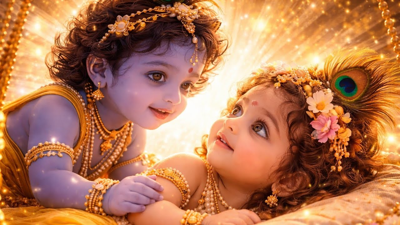 राधा रानी ने जन्म लेते ही आँखें क्यों नहीं खोली? रहस्य जानकर चौंक जाएंगे!#radhakrishna #radheradhe 