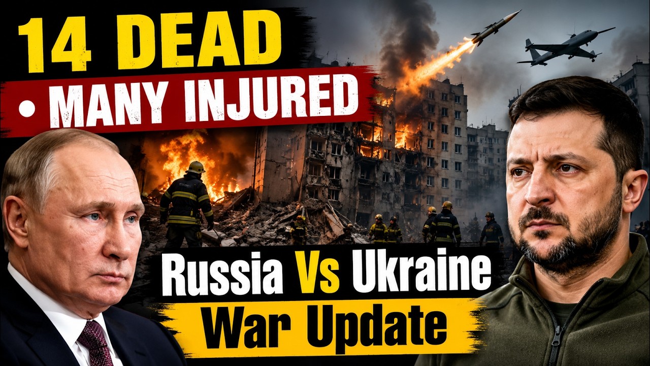 Russia vs Ukraine: Deadly Missile & Drone Strike Hits Kyiv | Russia Vs Ukraine War Update | 14 DEAD