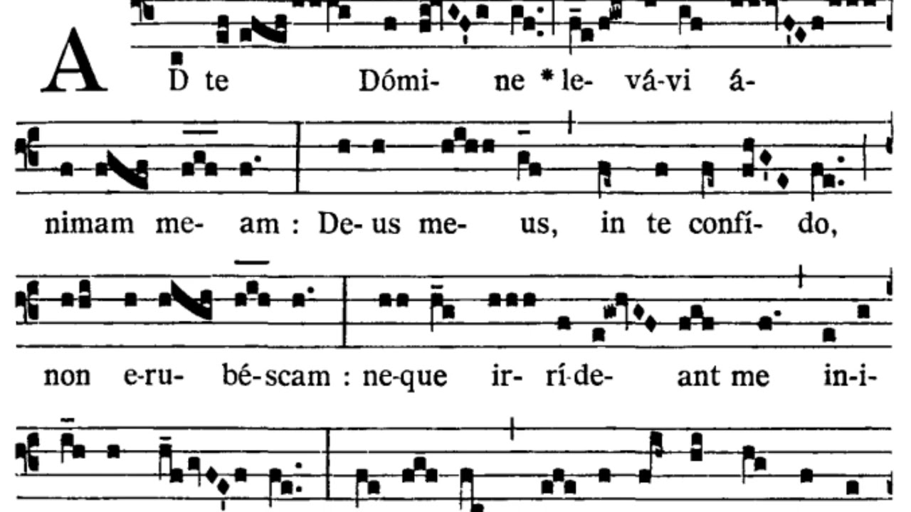 Offertorium - Ad te Domine levavi