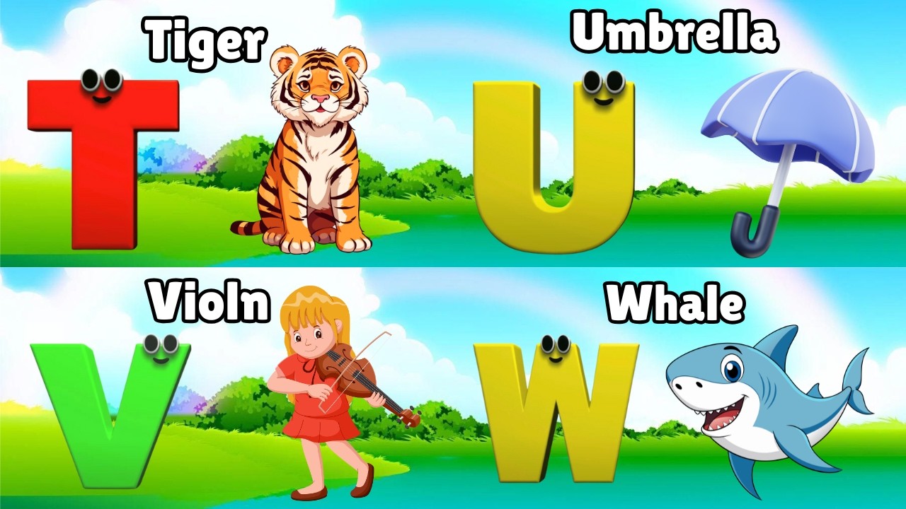 Nursery Rhymes, A Is for Apple, ABC Song, ABC Phonics Song, alphabet song