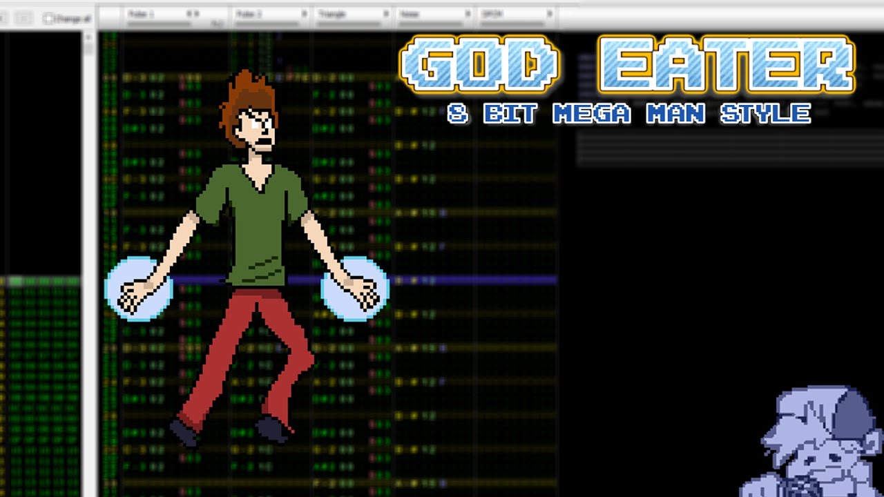 Friday Night Funkin' Vs. Shaggy - GOD EATER - Mega Man Styled 8-bit Remix
