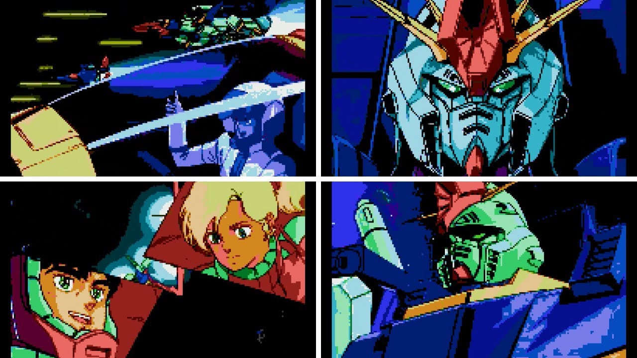 【NES風 MAD】機動戦士ガンダムZZ 「アニメじゃない ～夢を忘れた古い地球人よ～」【8bit】