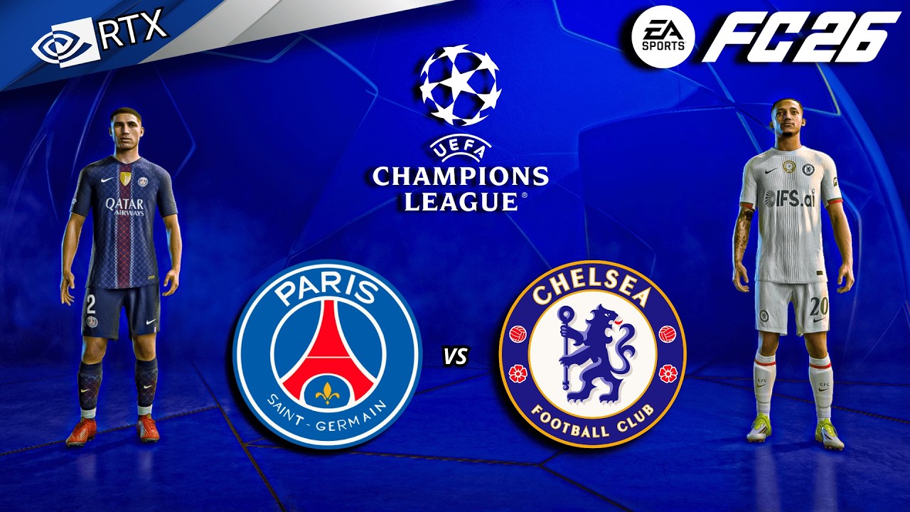 FC 26 - PSG vs Chelsea | Champions League Round of 16 Full Match | PC™ [4K60]