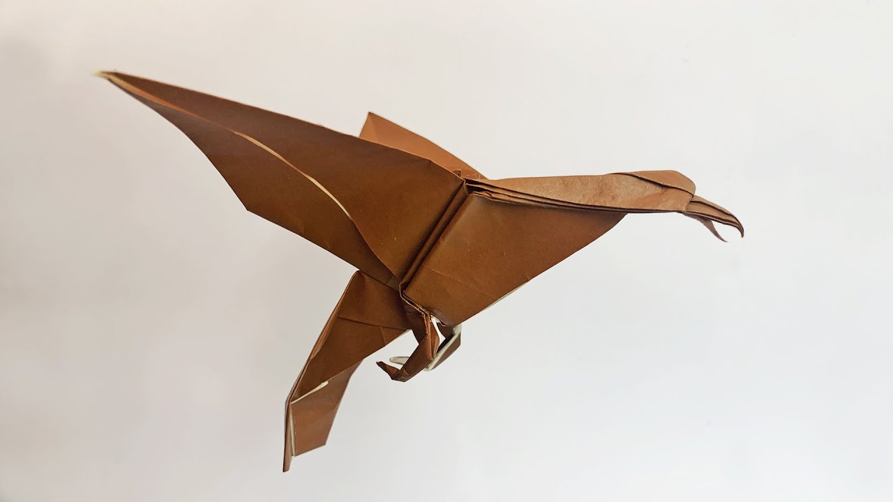 How to make an origami eagle (Joseph Wu) - 鷲折り紙