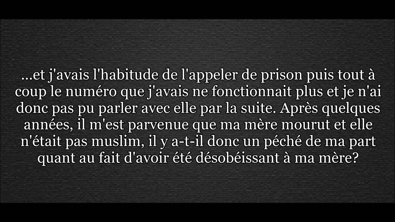 Etais-je un bon enfant ? cheikh Ahmad Bazmoul