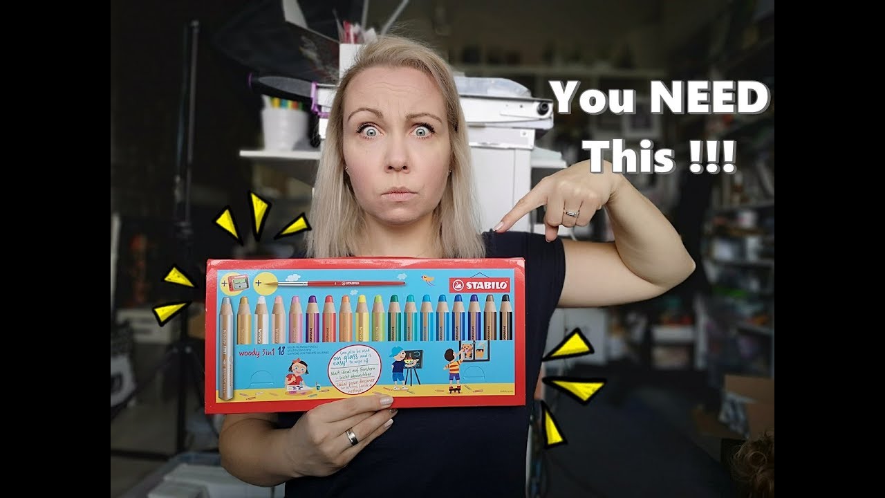 Woody 3in1 Best Kids Art Supply for Adults ?!? ♡ Maremi's Small Art ♡