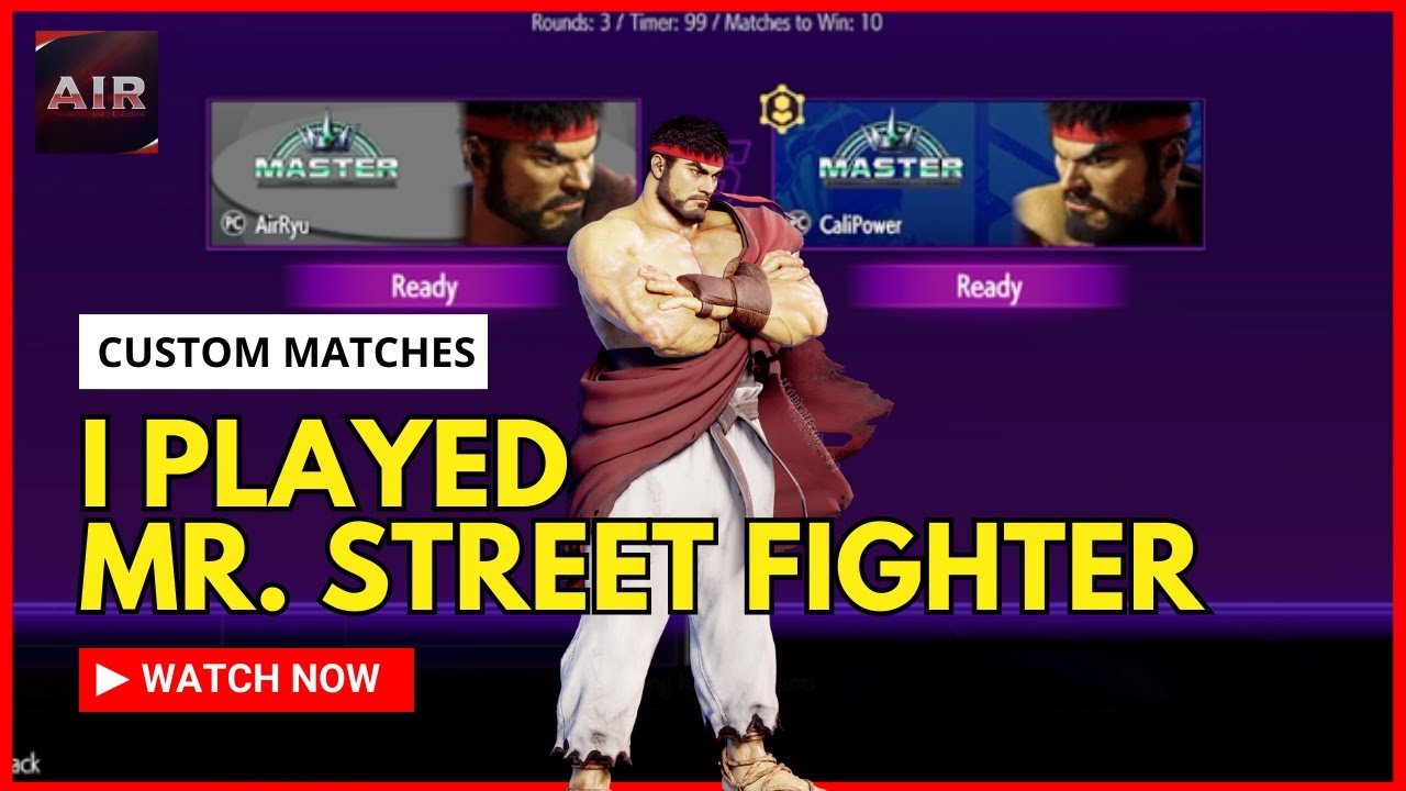 I Played Mr.Street Fighter (Alex Valle) In A Ryu Mirrior 【Street Fighter 6】