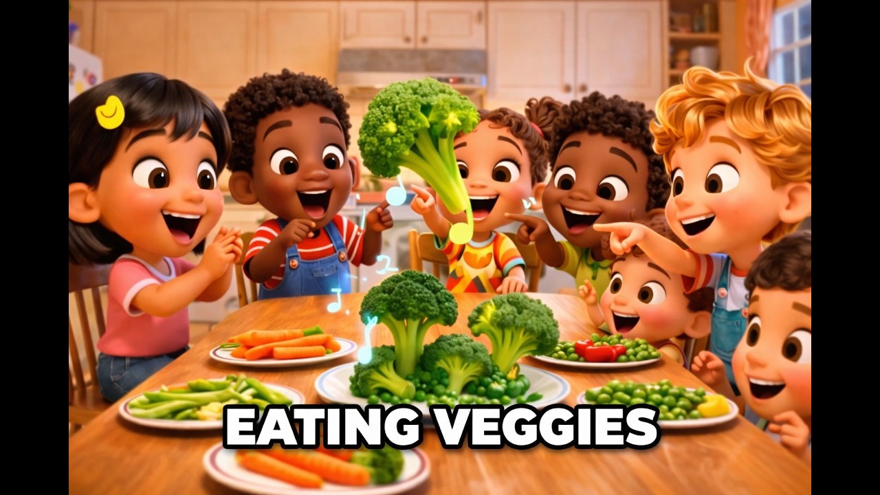 Healthy Eating Song for Kids 🍎🥕 | Fun Food Song