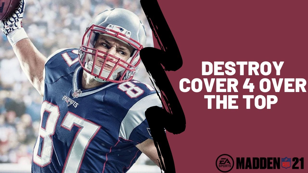 How to Beat Cover 4 in Madden 21| Madden 21 Tips and Tricks| Beat Cover 4 Over The Top For a TD|