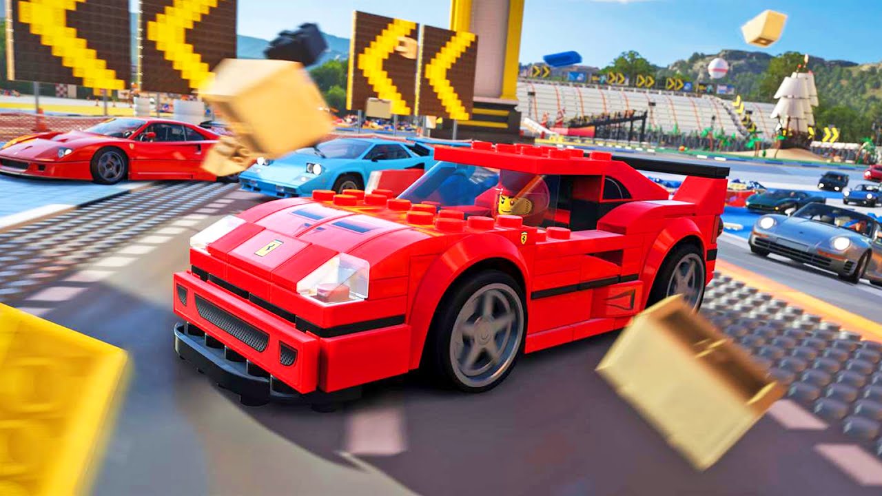 أول منافسة باستعمال سيارة ليغو فيراري الخرافية في لعبة فورزا هورايزن 4 | Forza Horizon 4
