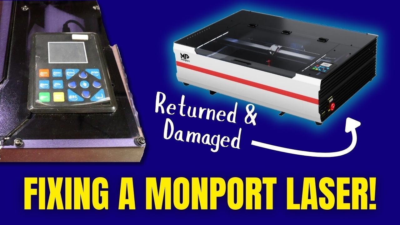Можно ли отремонтировать внешние повреждения лазера Monport Reno Pro 65W CO2?