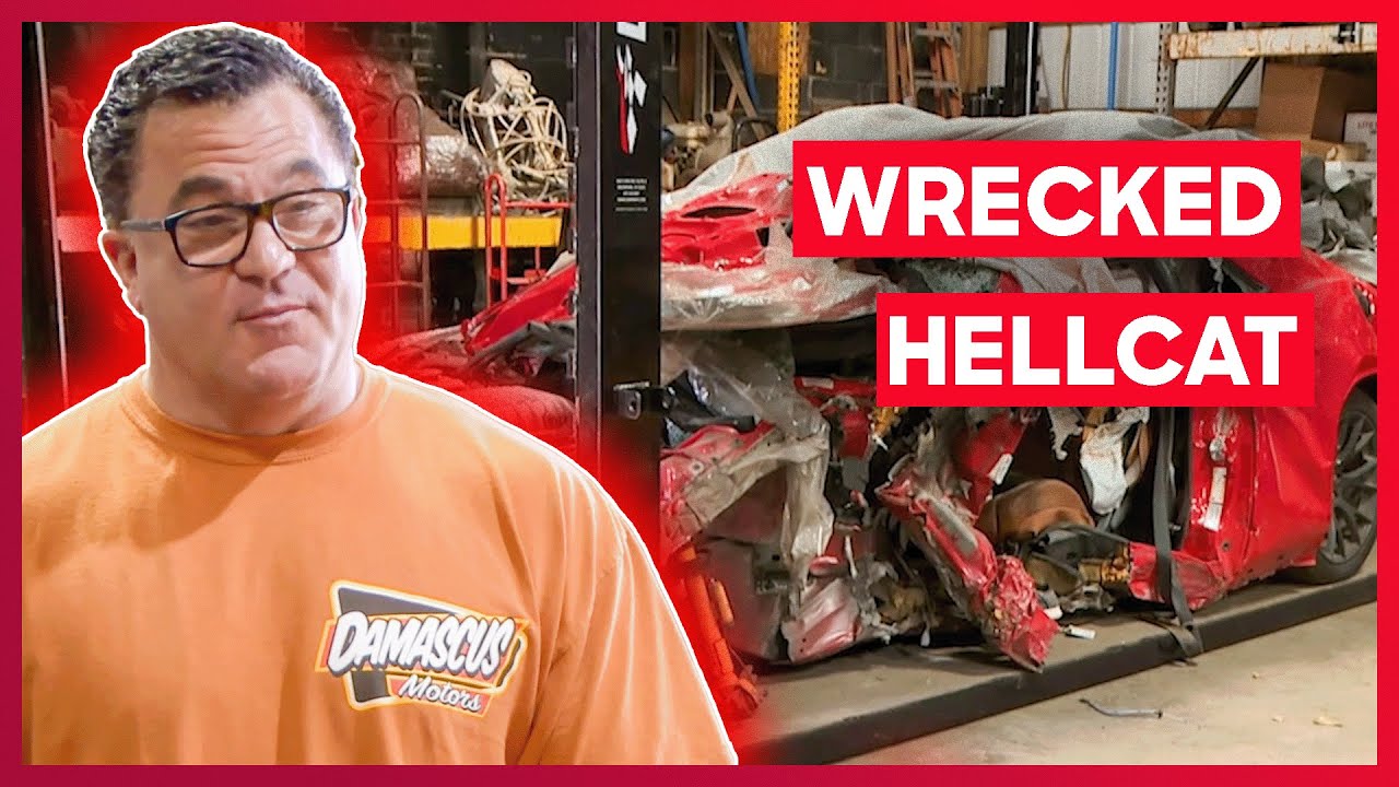 Andy Salvages A Wrecked Hellcat Engine | Junkyard Empire
