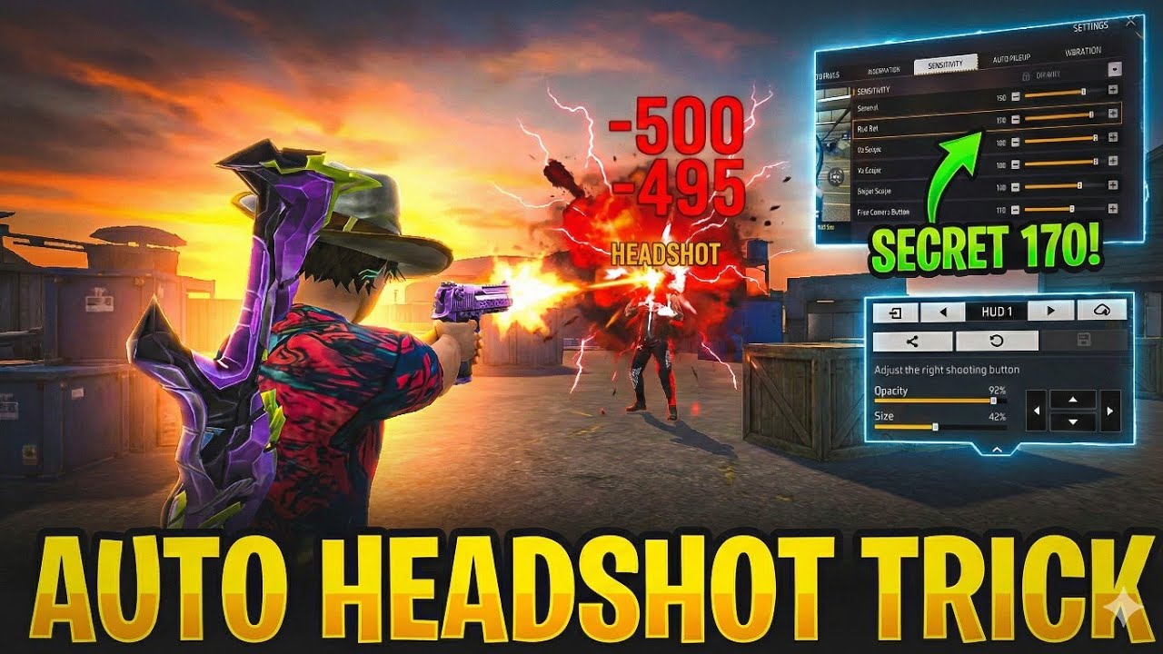 ONLY RED NUMBERS 🔴 Desert Eagle Secret Trick Revealed 🤫 (Short & Long Range) 