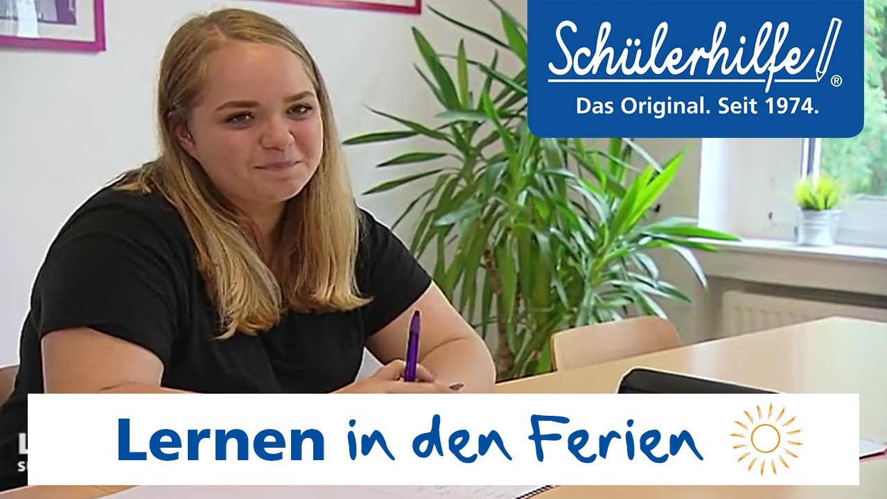Sch&uuml;lerhilfe - Nachhilfe in den Ferien