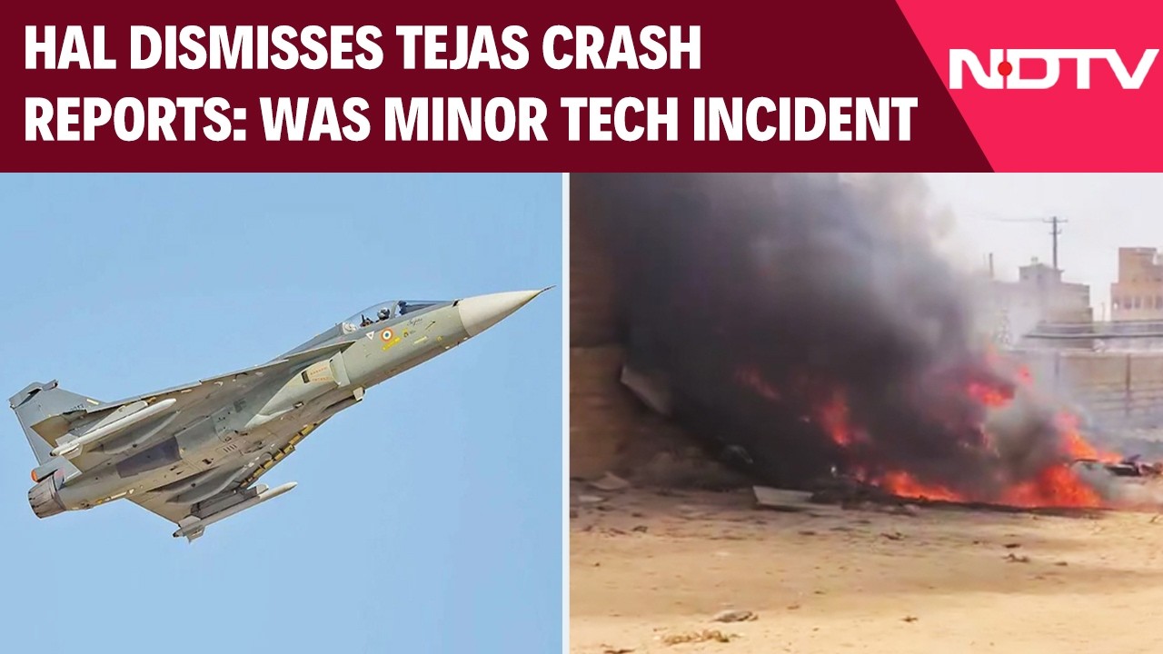 Tejas News | 'Was Minor Tech Incident On Ground, Not Crash': HAL On LCA Tejas Reports