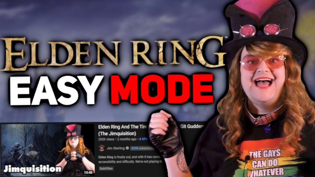Напыщенная речь Джима Стерлинга «Unhinged Elden Ring» в простом режиме — эйблист!