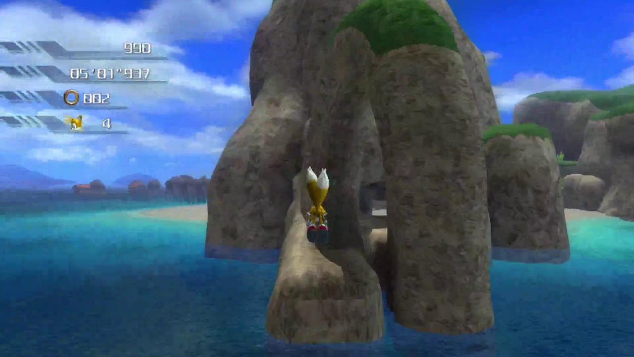Playing Sonic Unleashed with some mods