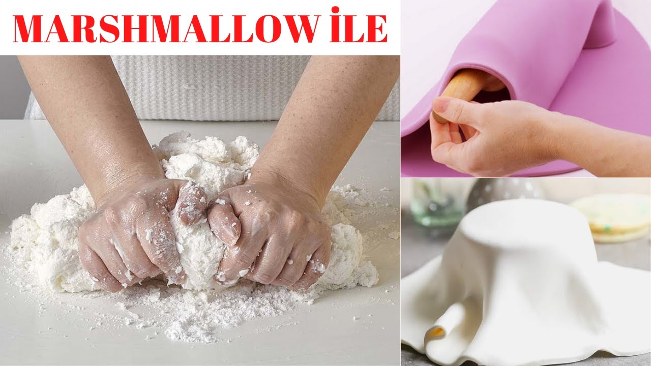 Evde Şeker Hamuru Nasıl Yapılır Marshmallow ile