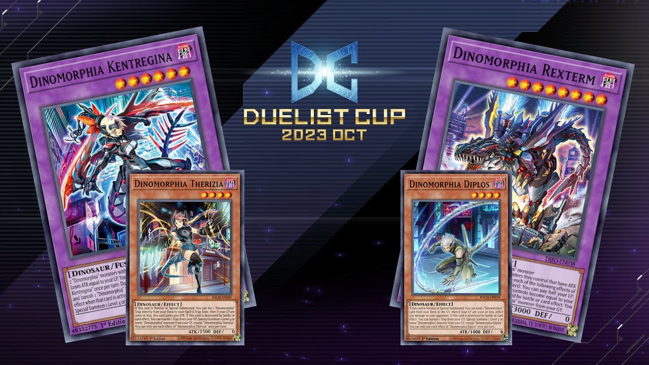 DUELIST CUP DINOMORPHIA | COMBOS 🎮 + DECKLIST ✔️ | Yu-Gi-Oh! MASTER DUEL