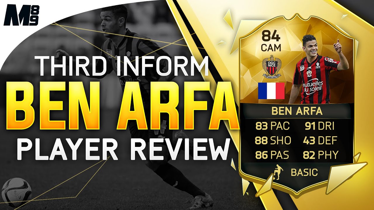 FIFA 16 TIF BEN ARFA REVIEW (84) FIFA 16 Ultimate Team Player Review + In Game Stats