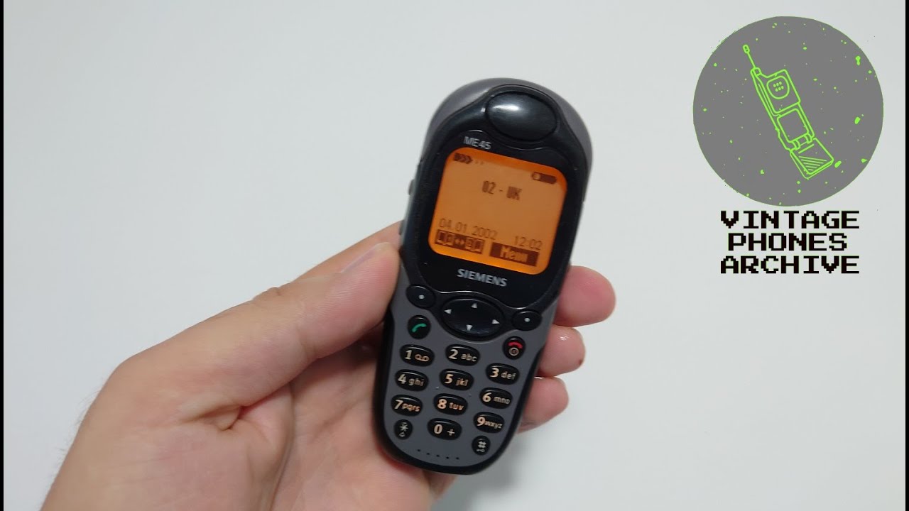 Siemens ME45 Mobile phone menu browse, ringtones, games, wallpapers