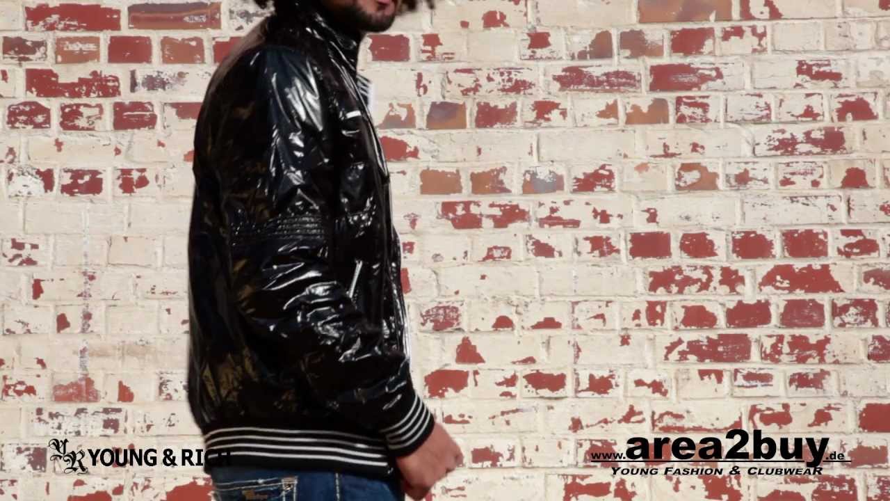 area2buy.de Young & Rich Jacke YR-4987 Schwarz HD Video