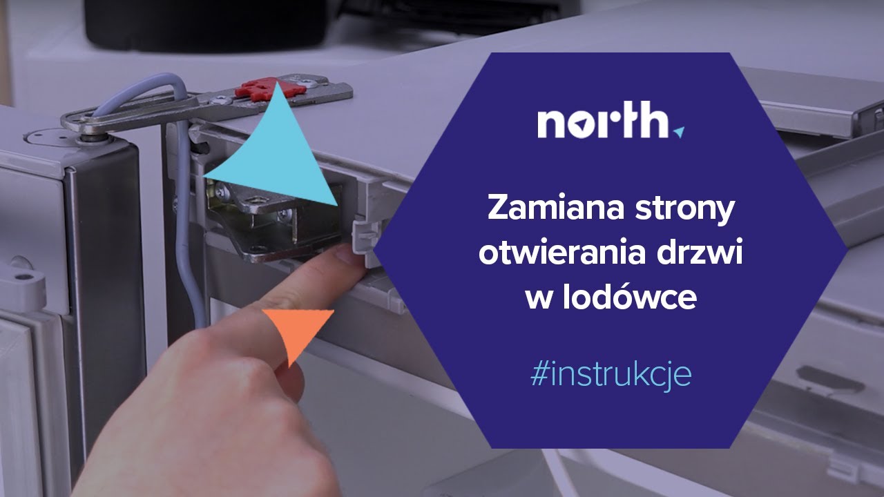 Drzwi chłodziarki Liebherr - zmiana strony zawiasów | North.pl