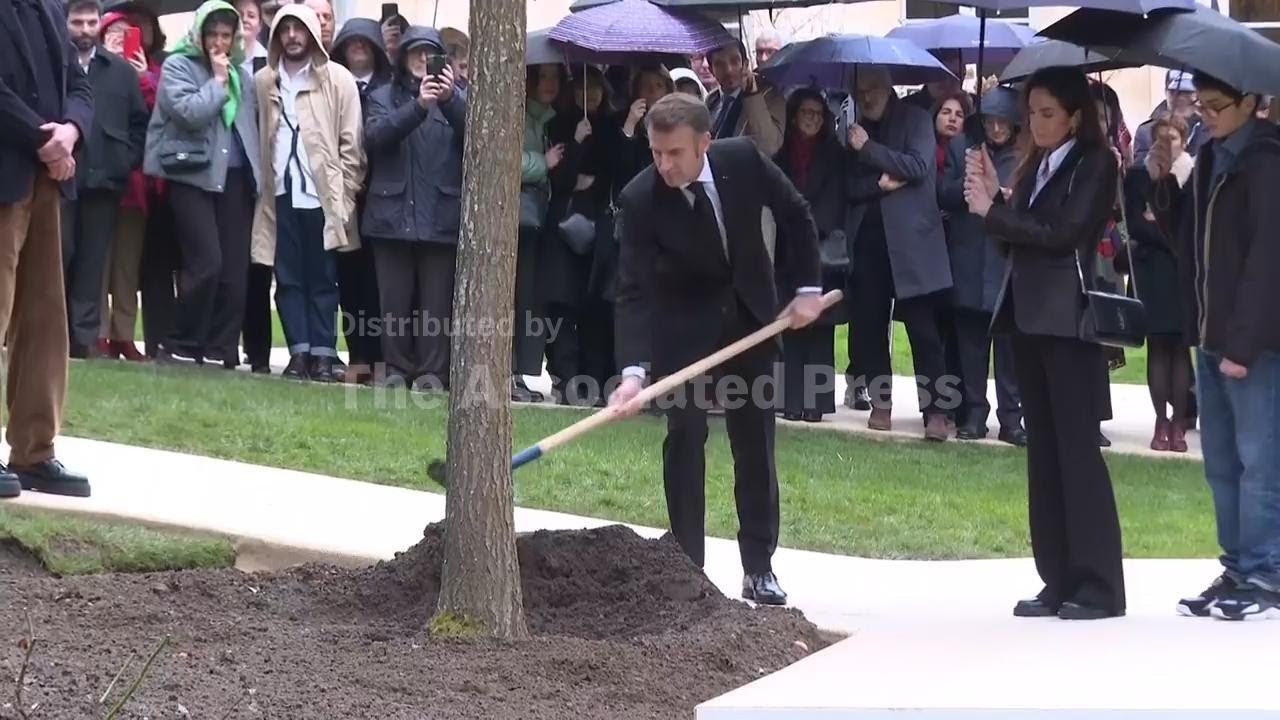 Emmanuel Macron pays tribute to a young French Jewish man who was murdered 20 years ago