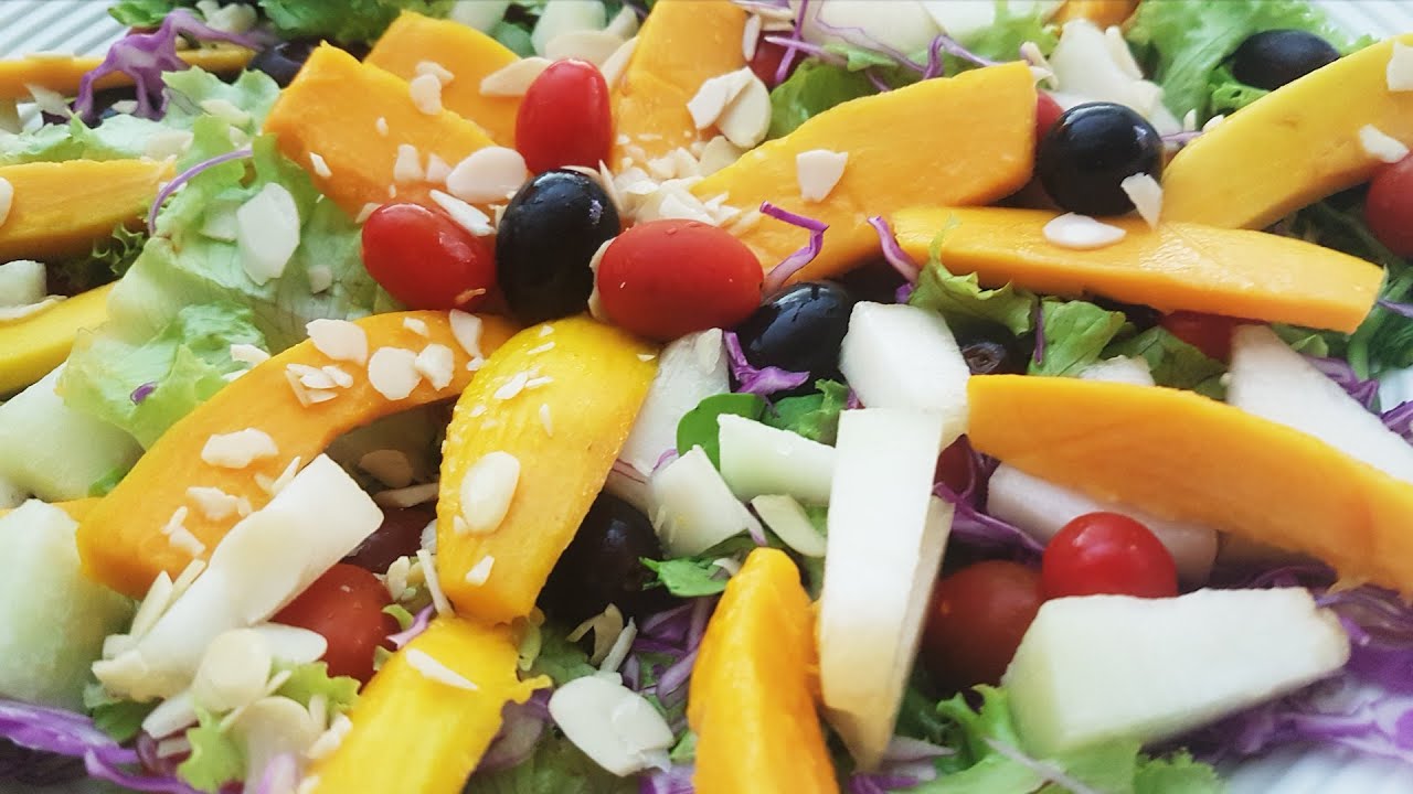 Salada Verde com Frutas Delíciosa
