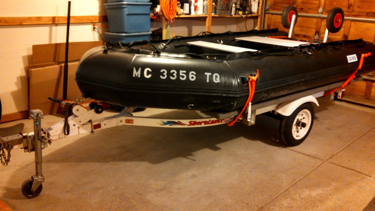 Inflatable Boat Trailer (Made From a PWC trailer)