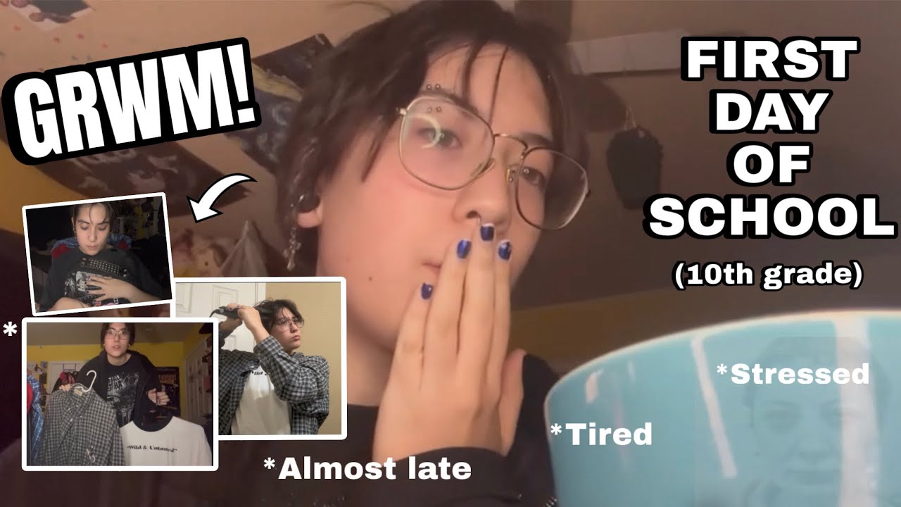 GRWM!! (FIRST DAY OF SCHOOL EDITION!😋) ⋆｡°✩
