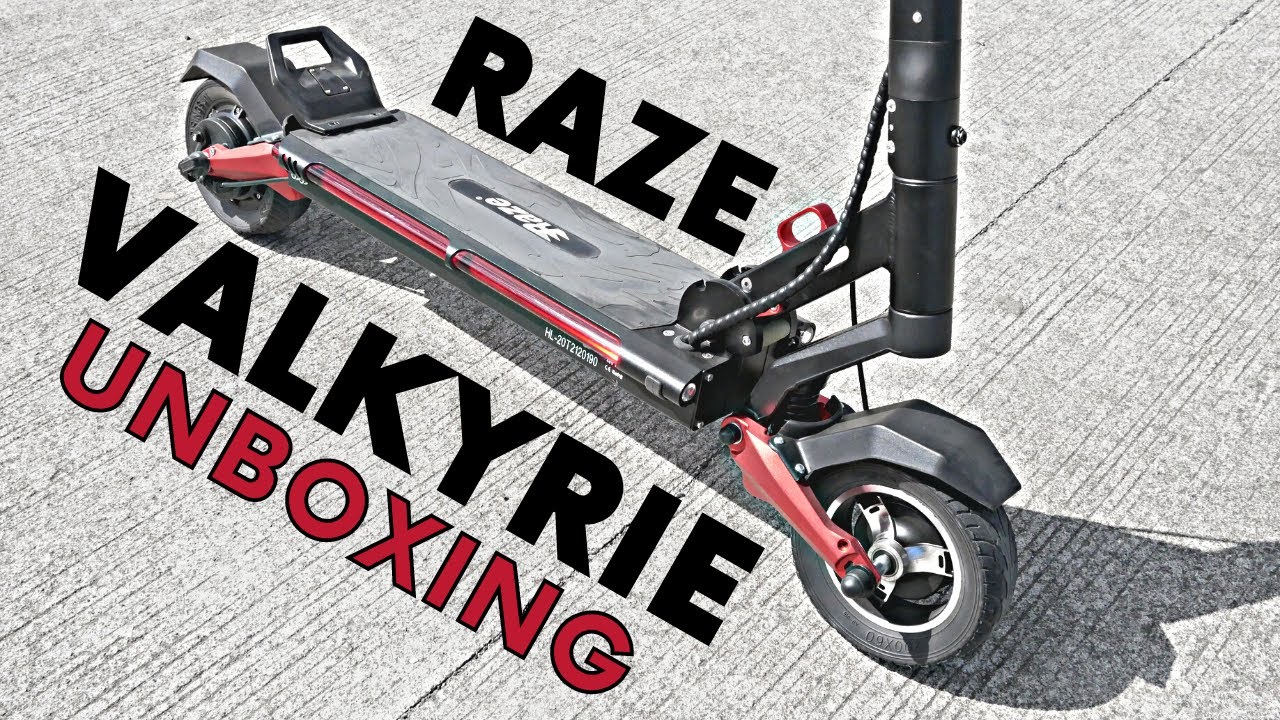 Raze Valkyrie Electric Scooter Unboxing!