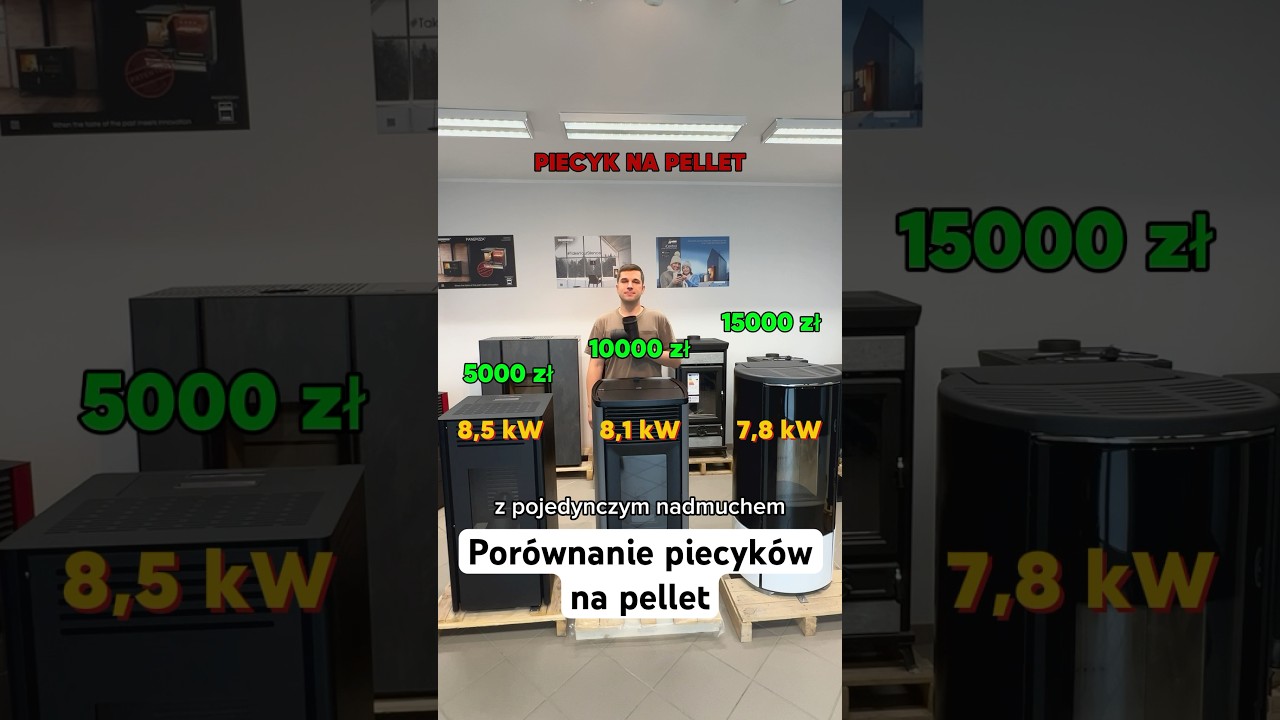 Piecyk na pellet za 5, 10, 15 tys zł, jakie są r&oacute;żnice? Sprawdź w naszym por&oacute;wnaniu!