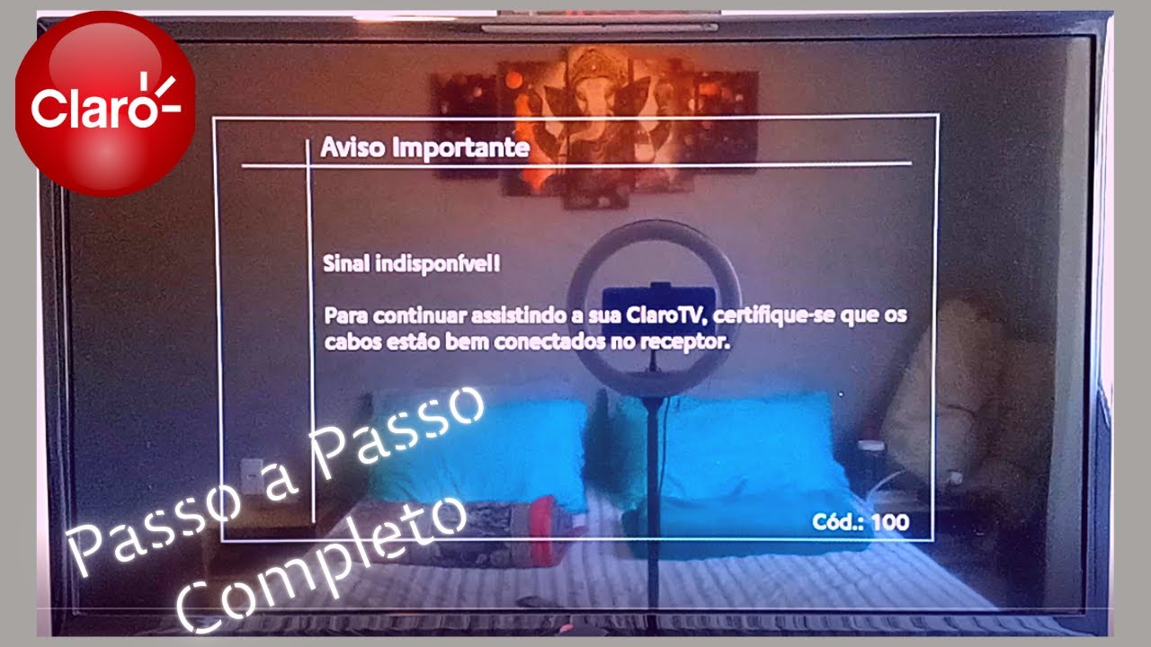 Código 100, Sinal indisponível Claro TV Como Resolver | Menu Secreto