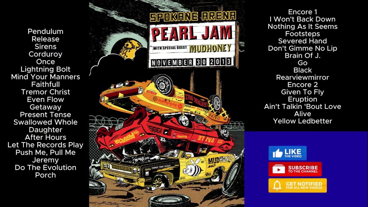 Pearl Jam November 30, 2013 Spokane Washington Full Show LIVE Music Concert Alternative Grunge Set