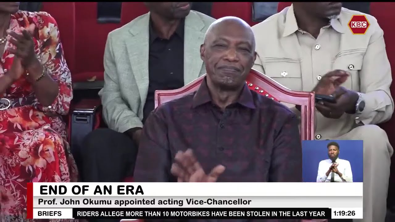KU Vice Chancellor Prof Paul Wainaina retires