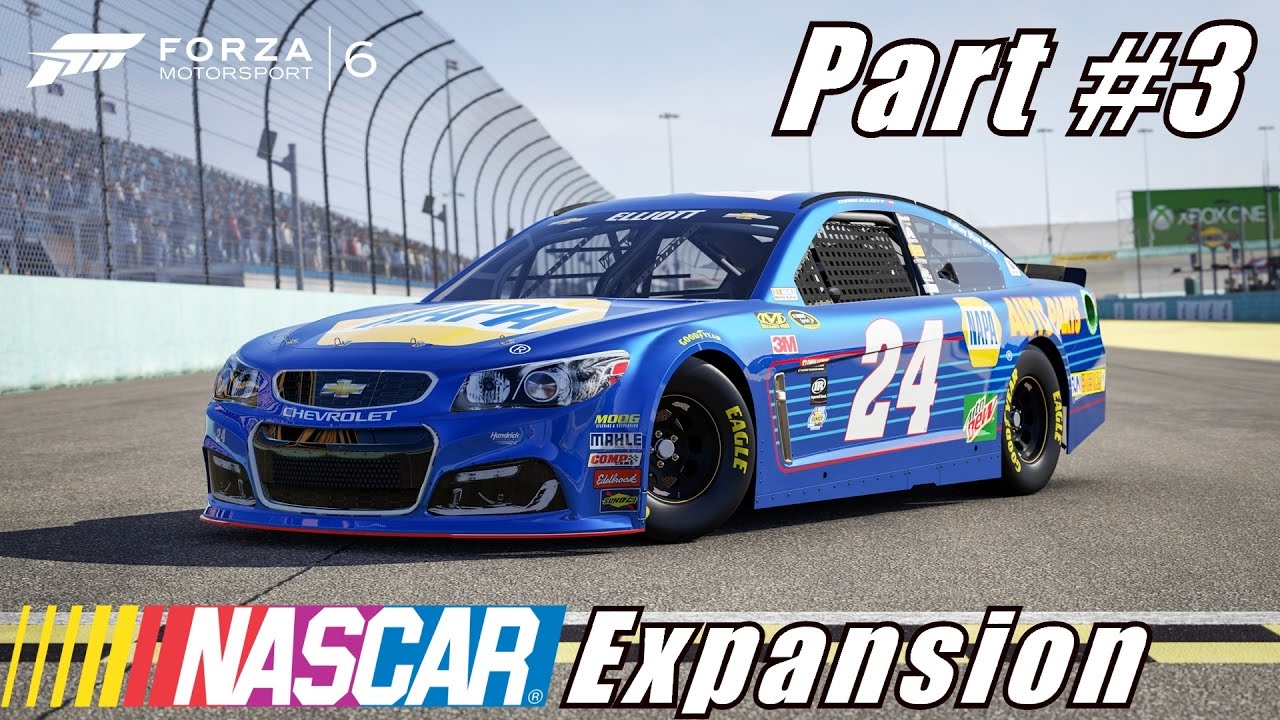 (A Much Better Race) Forza Motorsport 6 NASCAR Expansion Playthrough Part #3