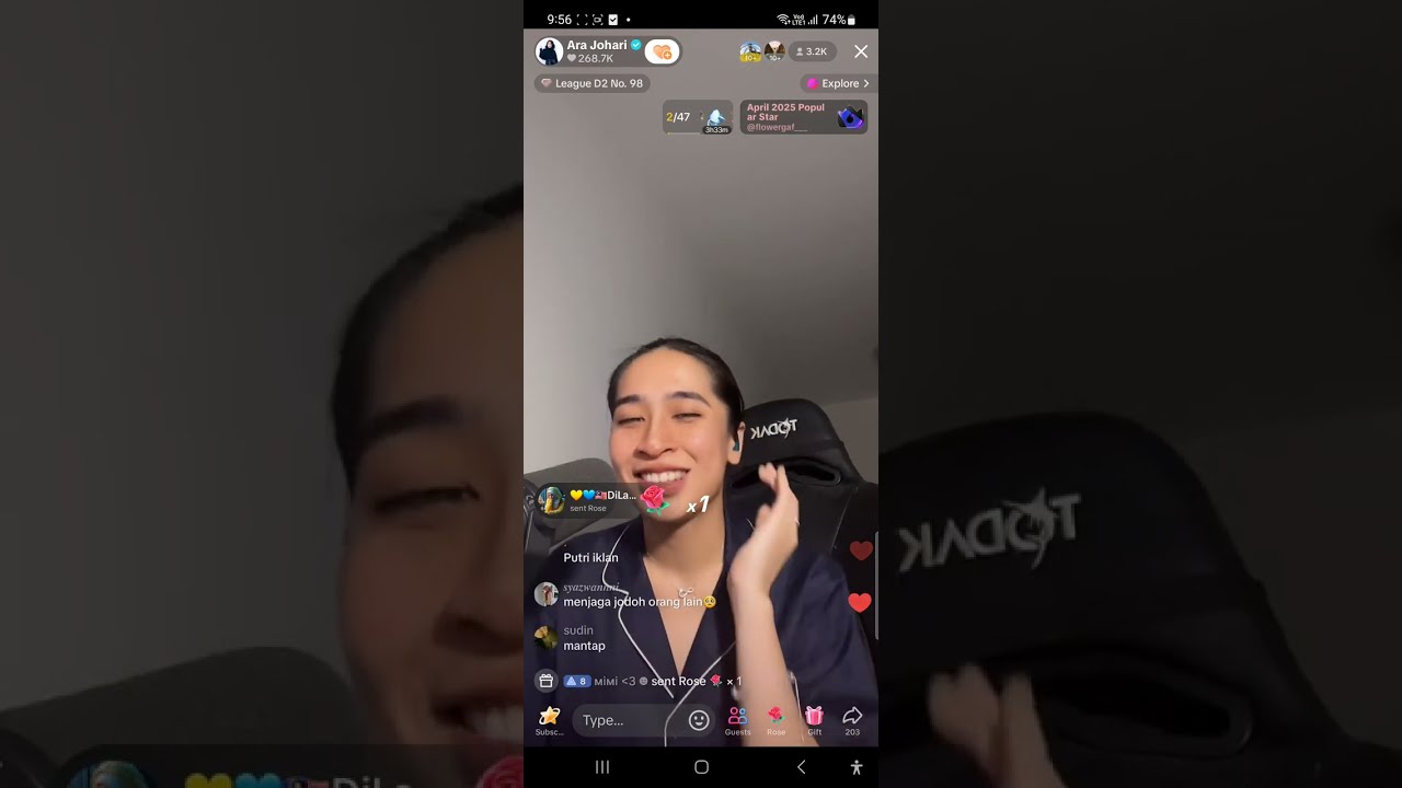 Ara Johari - Seribu Kemanisan (cover) Tiktok LIVE 5/5/2025