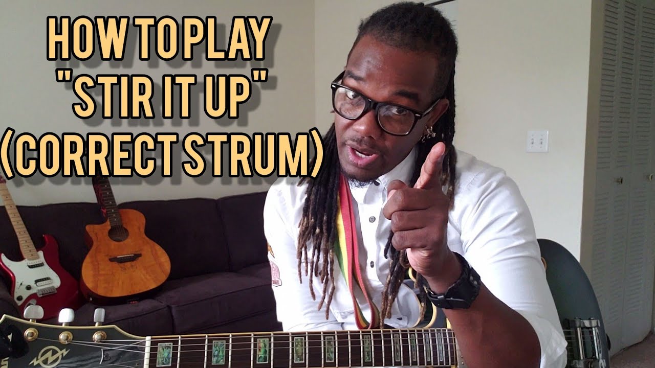 How to play bob Marley - Stir It Up on Electric Guitar
