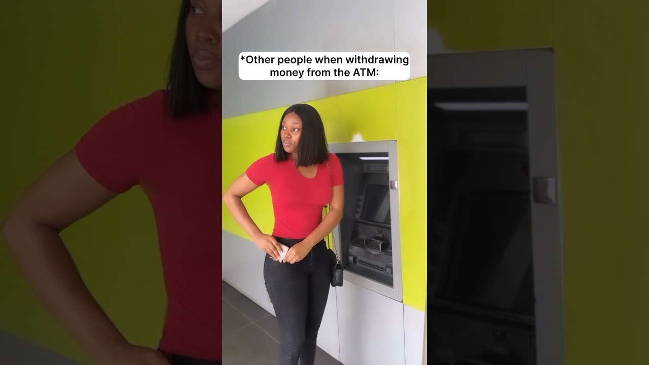 Other people Vs Nigerians when withdrawing money from the ATM 😂 #shorts
