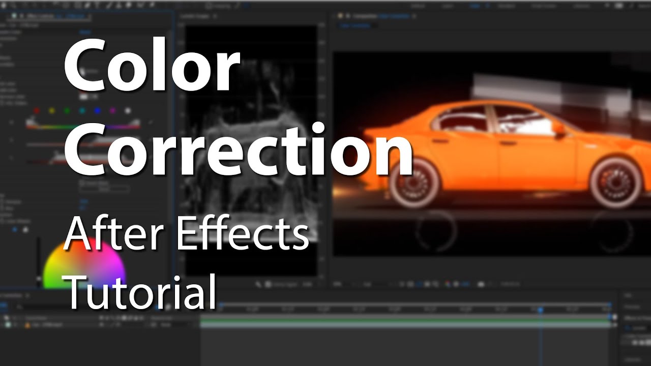 Color Correction in After Effects - Tutorial