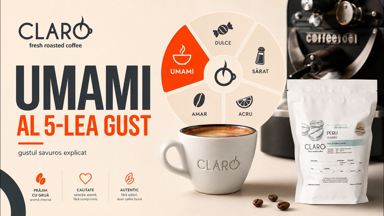 Gustul UMAMI - Ce mai e si asta?!? al 5 lea gust al omului explicat - CLARO Cafe