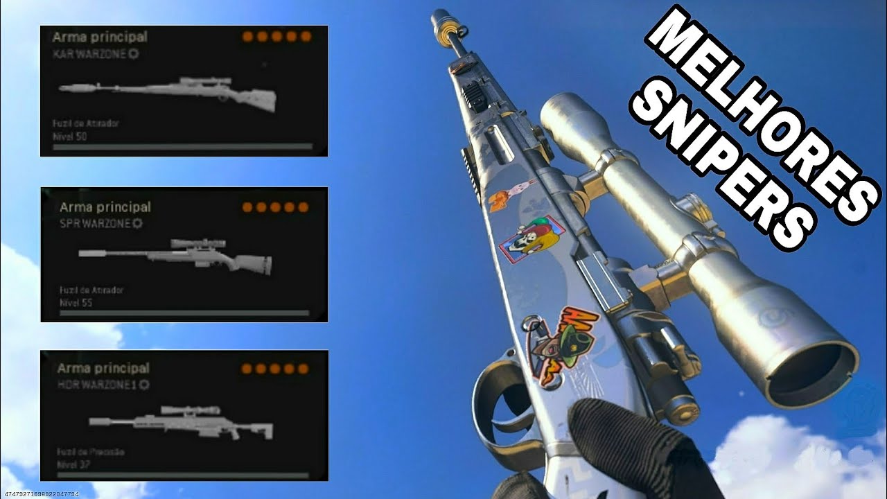 AS MELHORES SNIPERS DO WARZONE