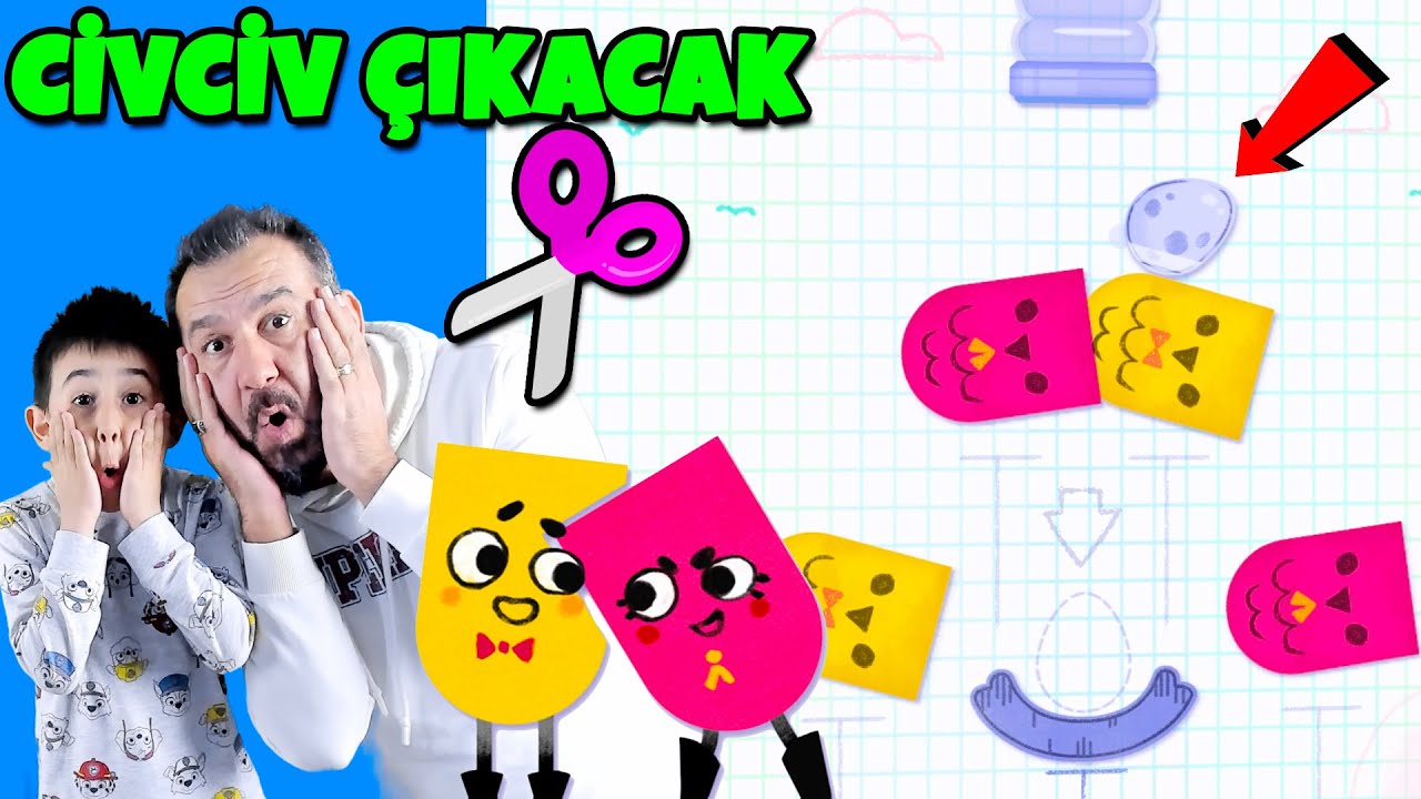 YUMURTADAN CİVCİV ÇIKACAK! SAKIN BENİ KESME! | NINTENDO SWITCH | SNIPPERCLIPS OYNUYORUZ