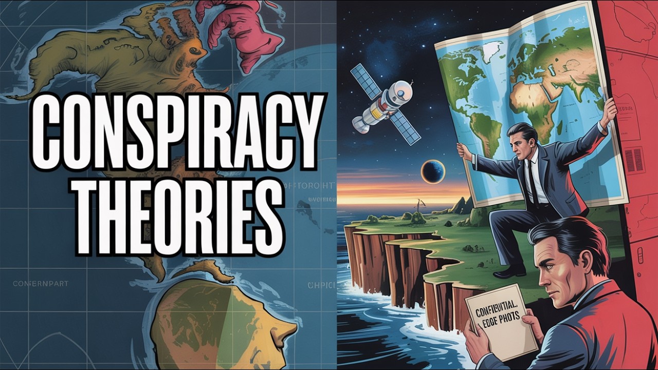 Conspiracy Theories | The Truth Behind Flat Earth...| Black Screen With Rain