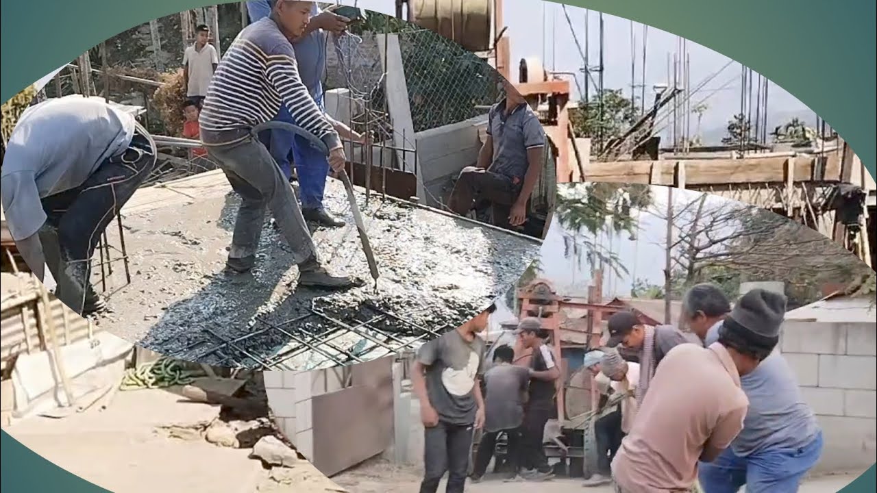 House construction vlog|| casting the roof slab|| #brotherinlaw's #concrete #henryvlog