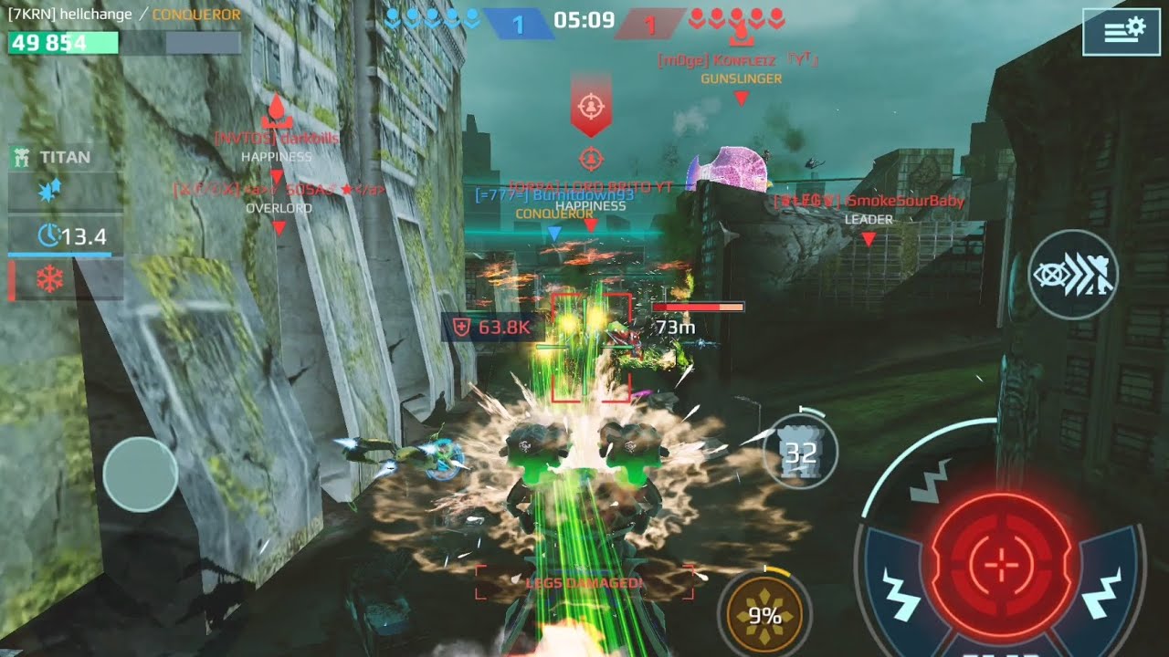 Fighting a Meta-Squad In War Robots 
