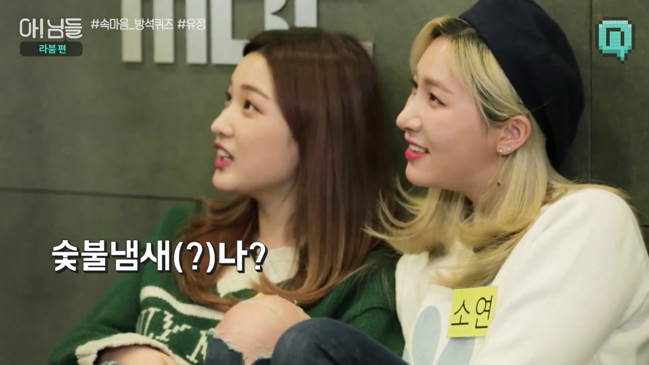 170605 아!님들 라붐(Laboum)편 속마음 방석퀴즈 - 유정