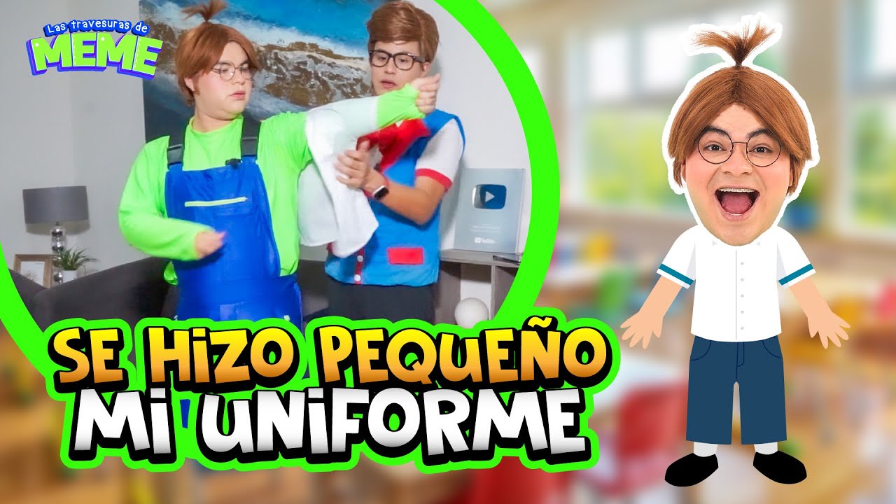 Se encogió el uniforme de Meme | Meme no va a la escuela | Regreso a clases