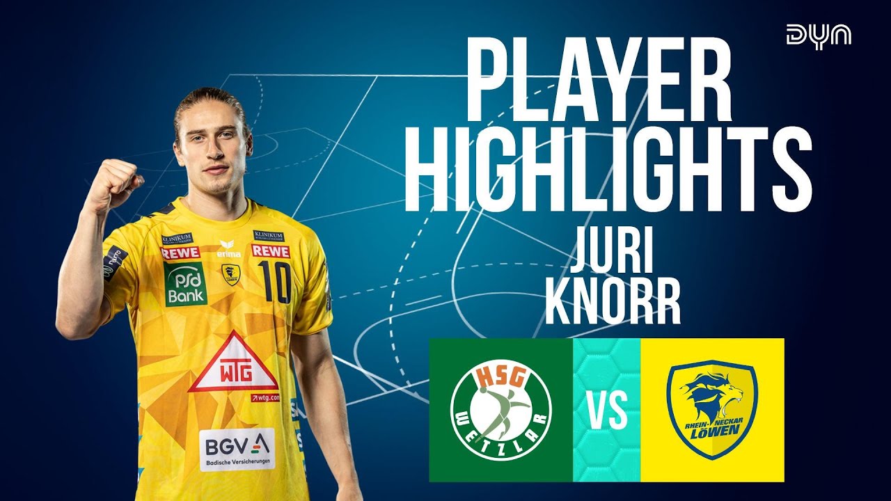 🥱 Juri Knorr Highlights vs. HSG Wetzlar | DAIKIN HBL | Dyn Handball
